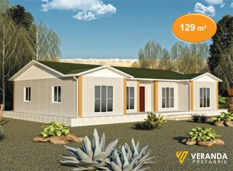 VP 124 - 129 m2 Prefabrik 4 + 1 1. Fotoğrafı