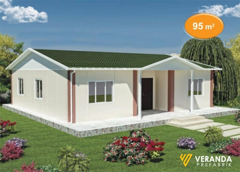 VP 116 - 95 m2 Prefabrik Ev 1. Fotoğrafı