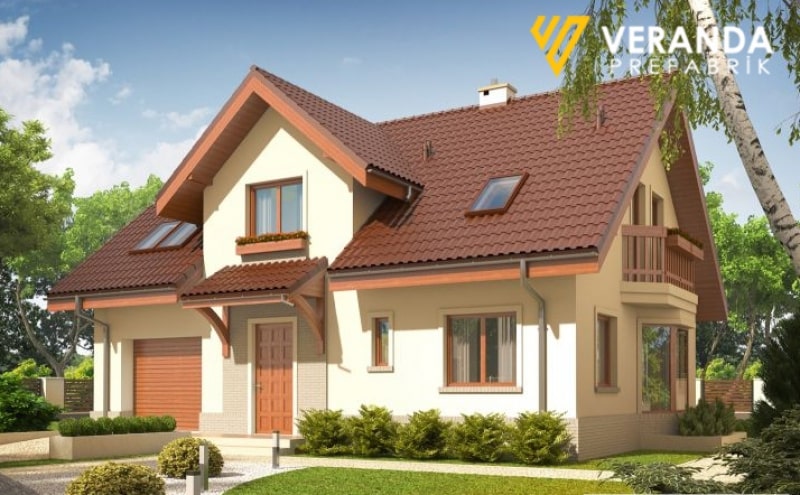 VP 308 - 144 m2 Hafif Çelik Villa 2. Fotoğrafı